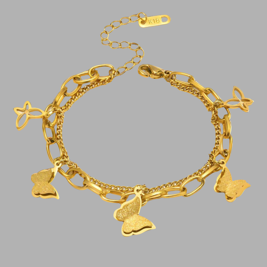 Enchanting Flight: Butterfly Bracelet